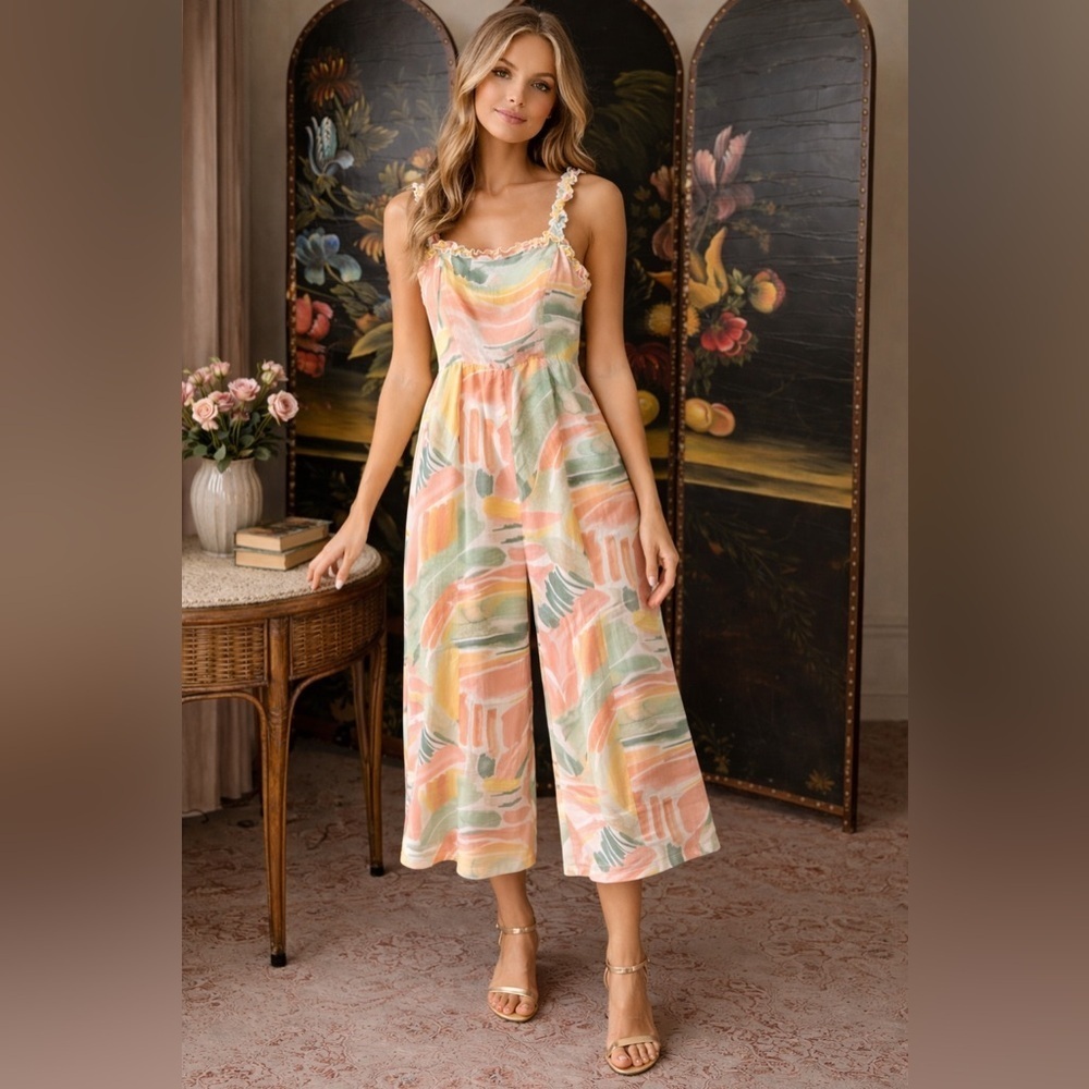 Petal and Pup Jumpsuit by The Vintage Shop, sz L (D2)